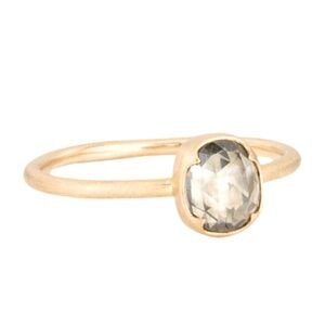 Gabriella Kiss 18k Gold Diamond Rose Cut Rare Engagement Ring 7